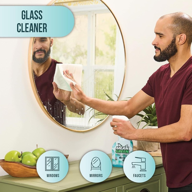 Mean Green Ready-To-Use Glass Cleaner, 24oz Spray - 394170 gallery