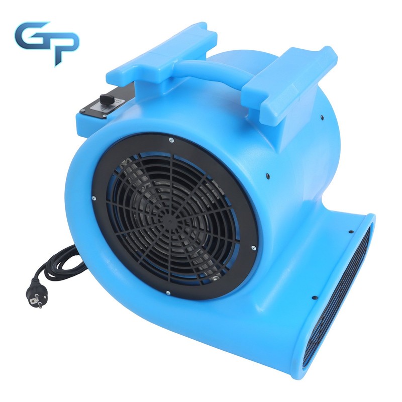 Carpet Dryer 1 HP 4000 CFM 3-Speed Blue Air Mover Floor Drying Blower Fan