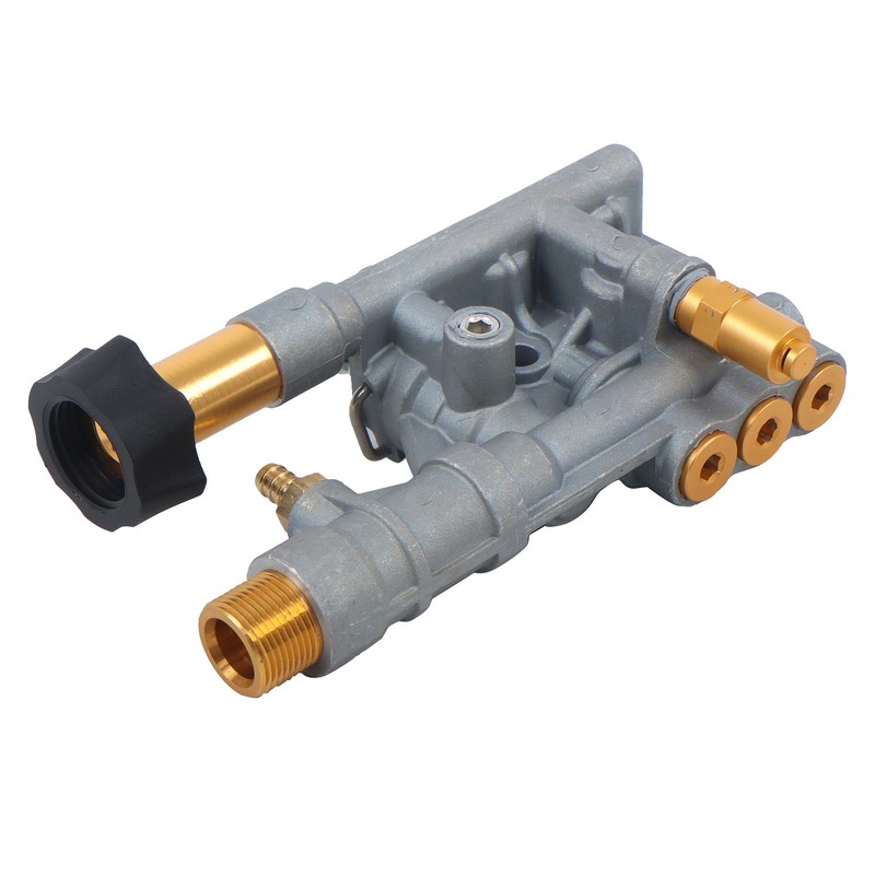Pressure Washer Pump Manifold Kit 7108366 With Mounting Bolt Washer Pump Sliver gallery