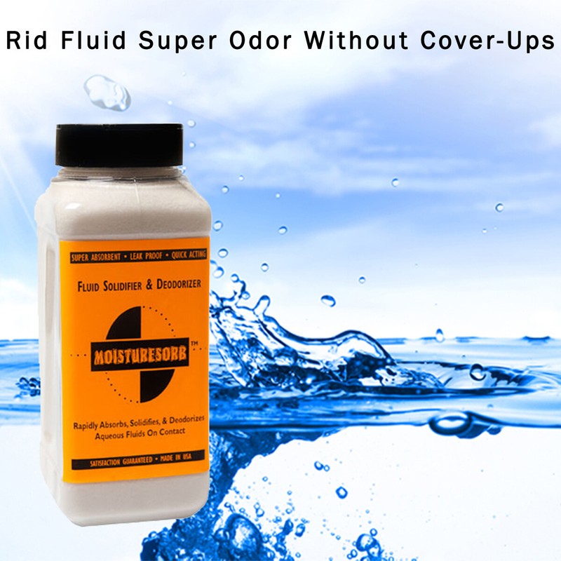 MOISTURESORB Superabsorbent Fluid Solidifier & Smell Remover Granules: 2 lb. gallery