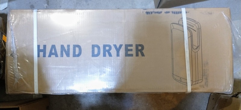 Alpine Industries Oak High Speed, Commercial Hand Dryer (Gray, 220V)