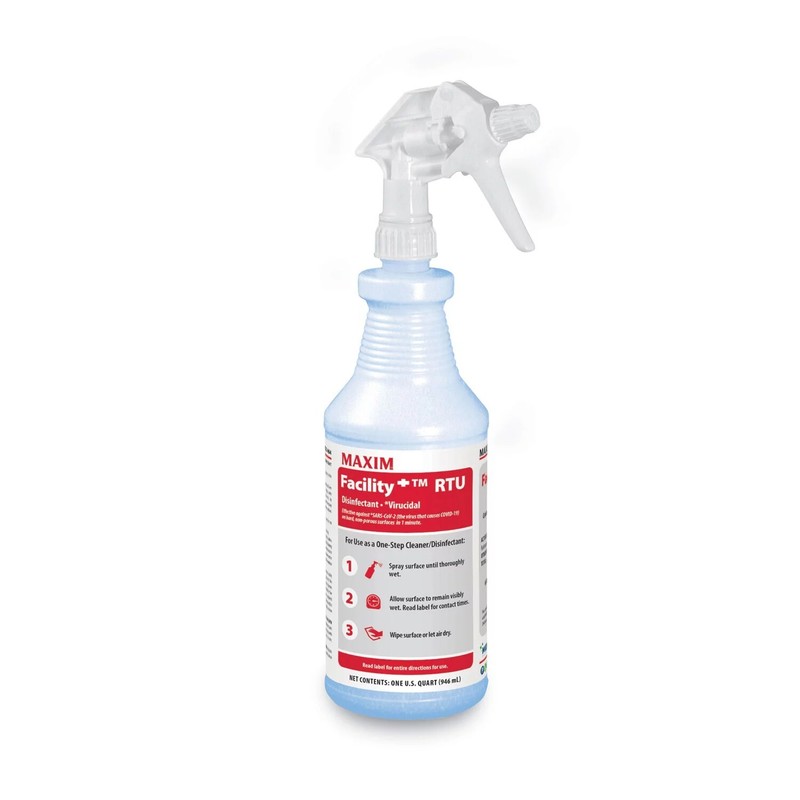 Maxim® Facility+ One-Step Disinfectant Cleaner & Deodorant – Case of 12 (32oz. B