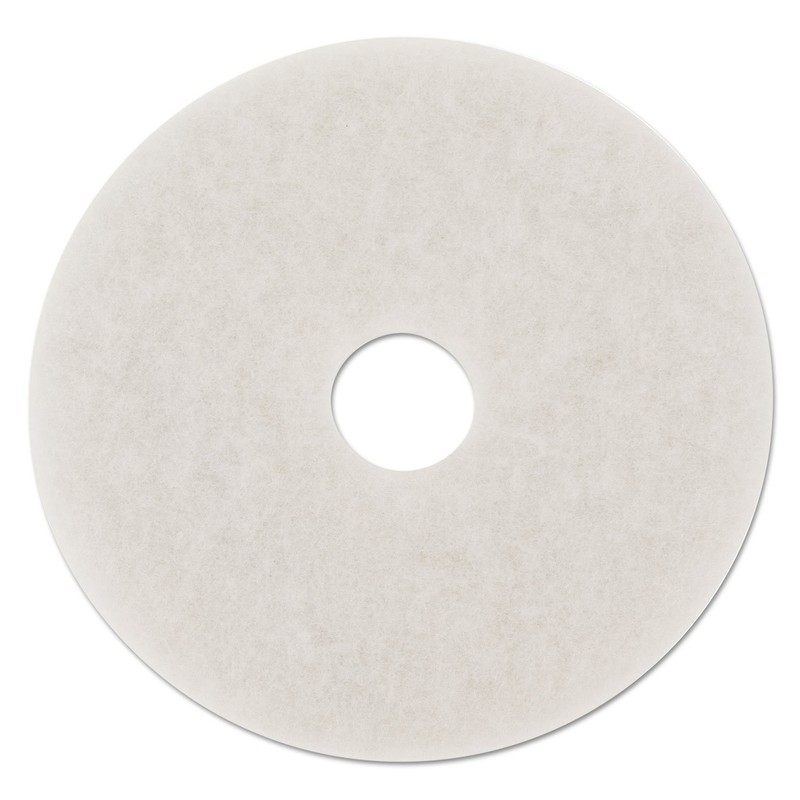 5 PCS 18 Inch Diameter White Polishing Machine Floor Pads Cleaning Supplies