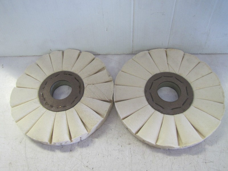 unknown 7 1/2" X 3/4" BUFFING polishing PAD LOT OF 2