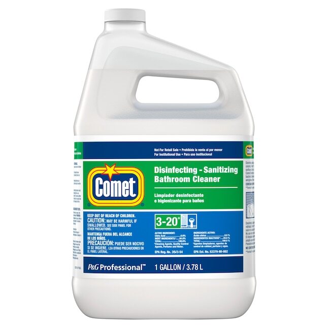 P&G Pro Comet Disinfecting-Sanitizing Industrial Bathroom Cleaner 1 Gal (3.78L)