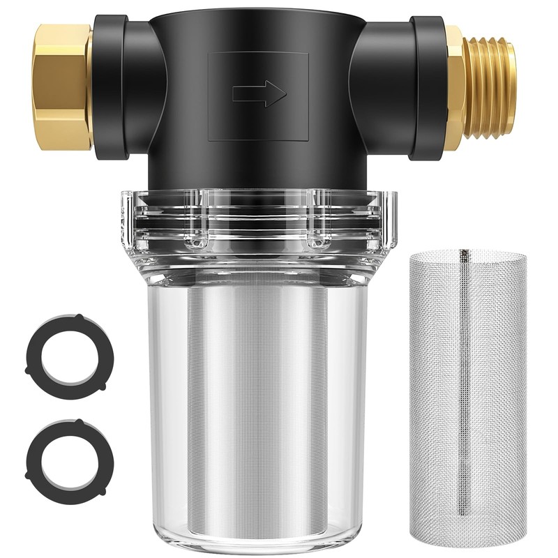 Twinkle Star Hose Filter Attachment Line Water with 1 Pcs, Black
