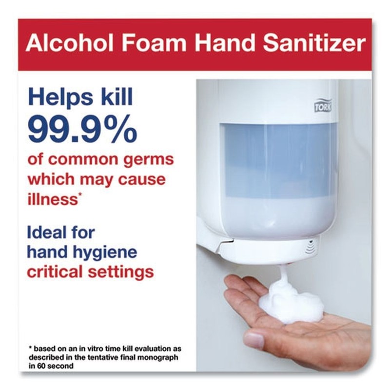 Tork 400217 1L Bottle Unscented Prem Alcohol Foam Hand Sanitizer (6/carton) New gallery