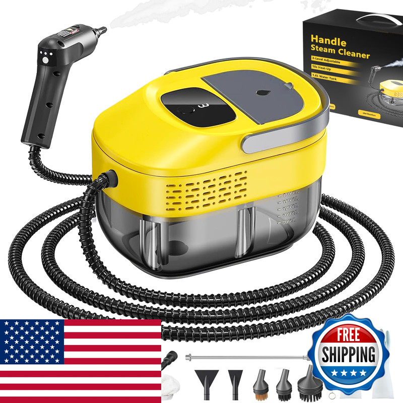 Slpgarimahqe 2026 3 Level Adjustable Pressurized Handheld Steam Cleaner For