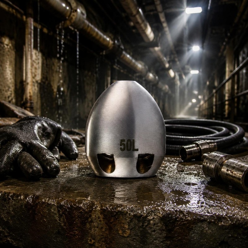 Oval-Shaped-Shaped Spray Head Spray-Hole Layout Stainless Steel Drain-Cleaning gallery