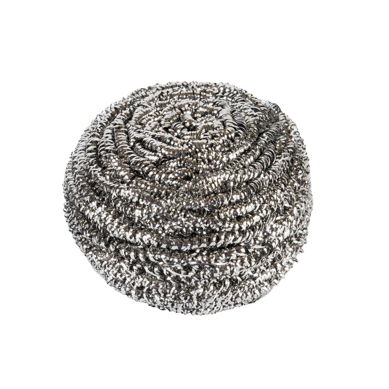 Restaurantware Stainless Steel Scrubber 100-Pack 3.15 X 3.15 X 1.969 Inches