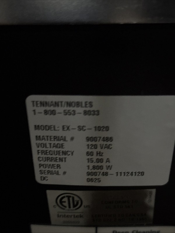 Tennant EX-SC-1020 Carpet Extractor gallery