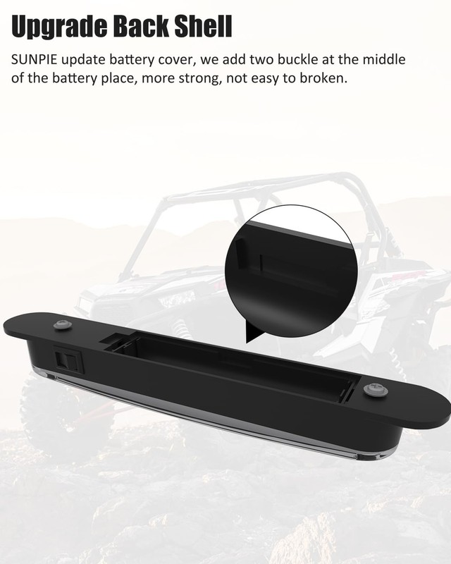 Sunpie Red Dome Light For Utv Sxs Interior Wireless Lighting Compatible Utv gallery