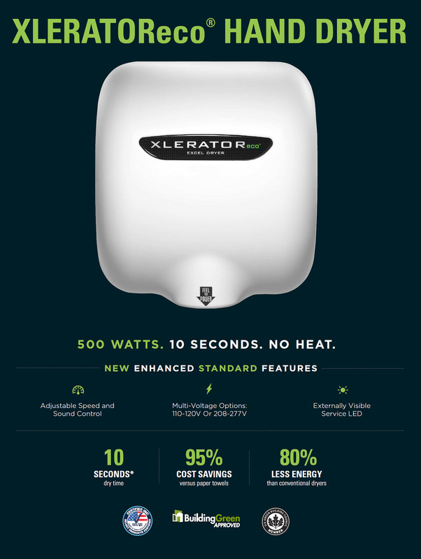XLERATOReco XL-GR-ECO 120V Graphite Excel Hand Dryer; FedEx Included; MAKE OFFER gallery