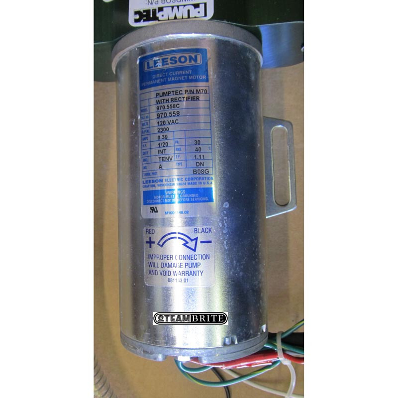 Pumptec M8235 Motor Only / Esteam 512-510 PMP-M70 (No base) Leeson 970.558D M70