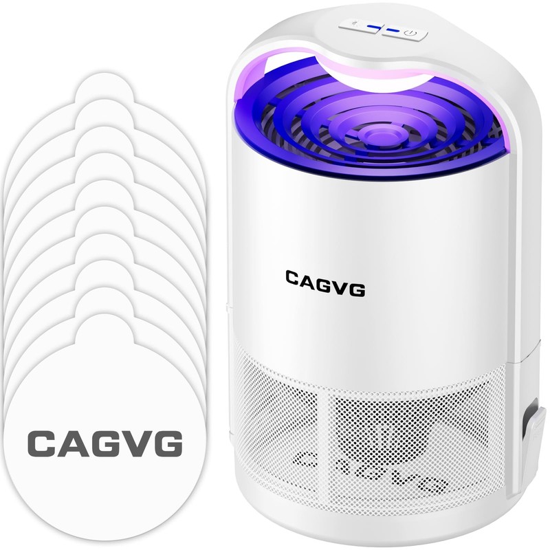 CAGVG Fly Trap Indoor, Fruit Traps for Indoors Flying Insect Gnat White