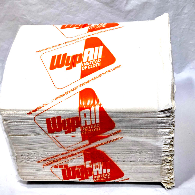 Scott WypAll Cleaning Wipes 56 Sheets Solvent Oil Fluid Cellulose Shop Towel