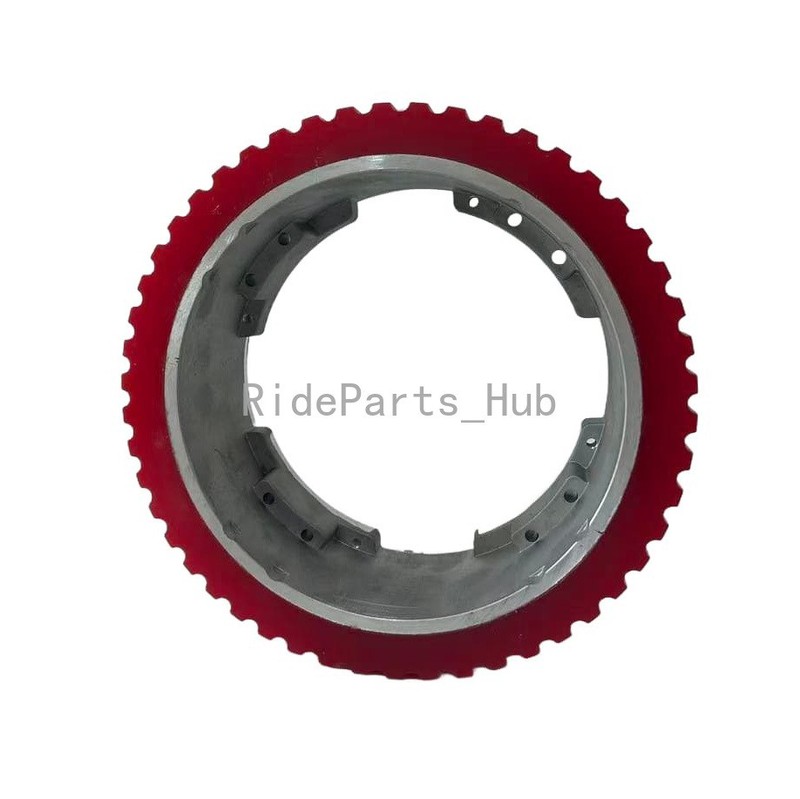 391259 Front Wheel fits Tennant B10 EZ 6100 7080 7100 T7 Rider Sweeper Scrubber gallery
