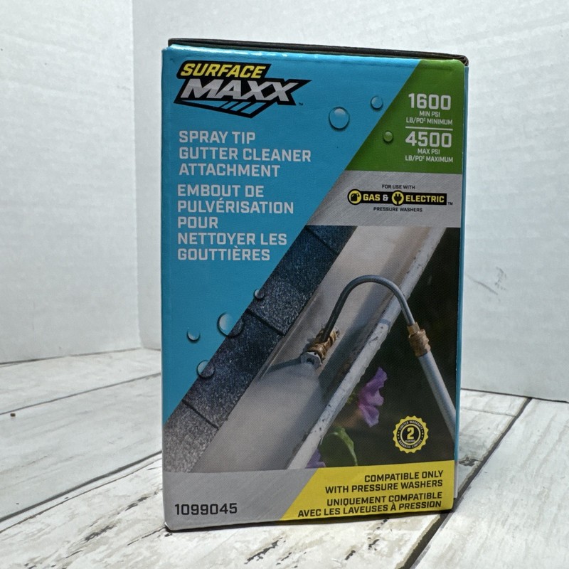 Surface Maxx Spray Tip Gutter Cleaner Attachment Pressure Washer Compatible gallery