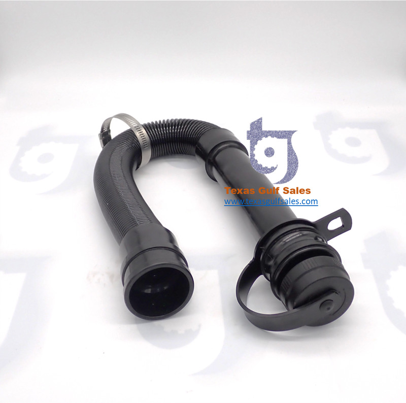 TENNANT 9017507 Drain Hose,8 5/8 in W,Blk 488Z70 HOSE KIT PVC T600/T600E