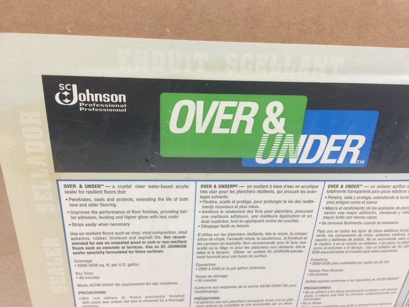 Johnson Professional Over Under Water Based Acrylic Seal 5 Gallons gallery