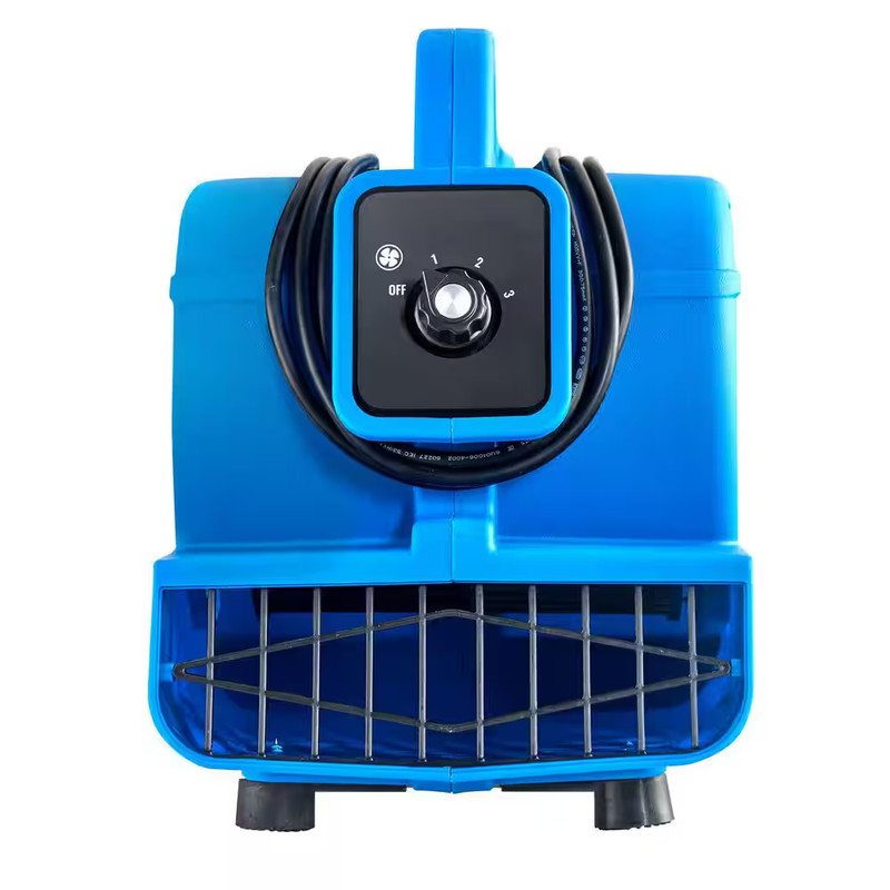 Floor Blower, 1360 RPM 600 CFM, Air Mover for Drying and Cooling, Portable Blowe