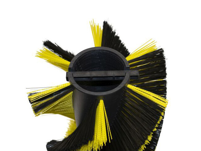 Sweeping roller Gutbrod B 900, B 1000/E poly 0.5 black/1.1x1.4 yellow corrugated gallery