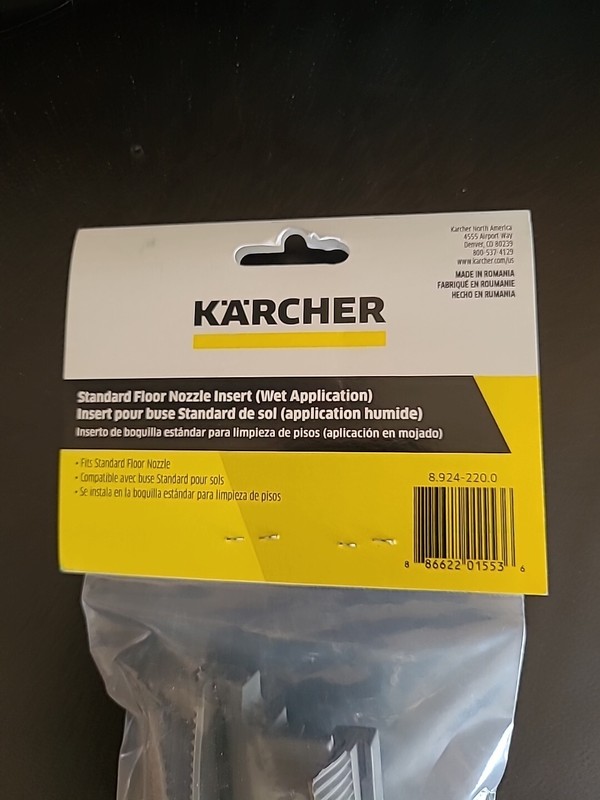 Karcher 8.924-220.0 Standard Floor Wet Nozzle Insert 11.8 W in.
