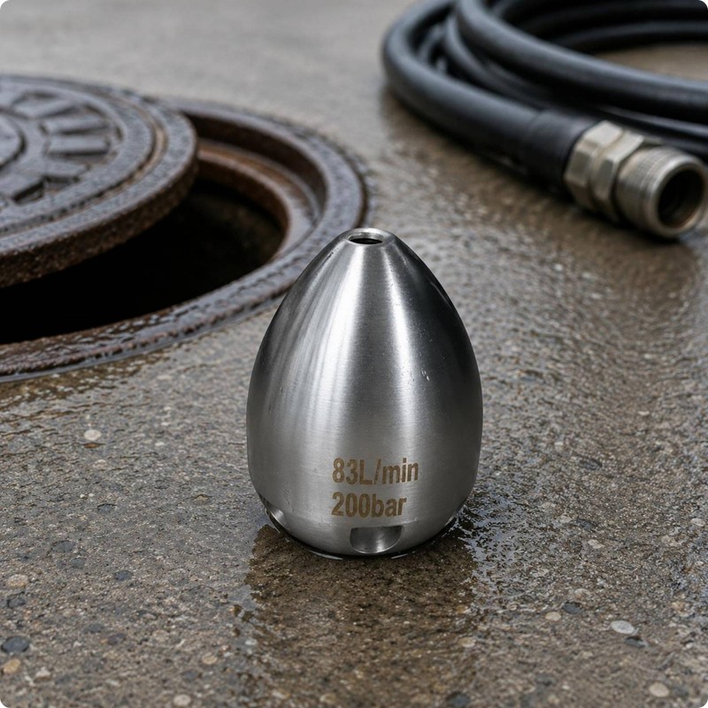 Oval-Shaped-Shaped Spray Head Spray-Hole Layout Stainless Steel Drain-Cleaning gallery