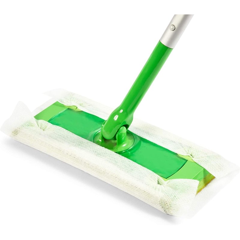 Juvale Disposable Mop Pads - Hard Floor Dust 200 Count (Pack of 1), White gallery