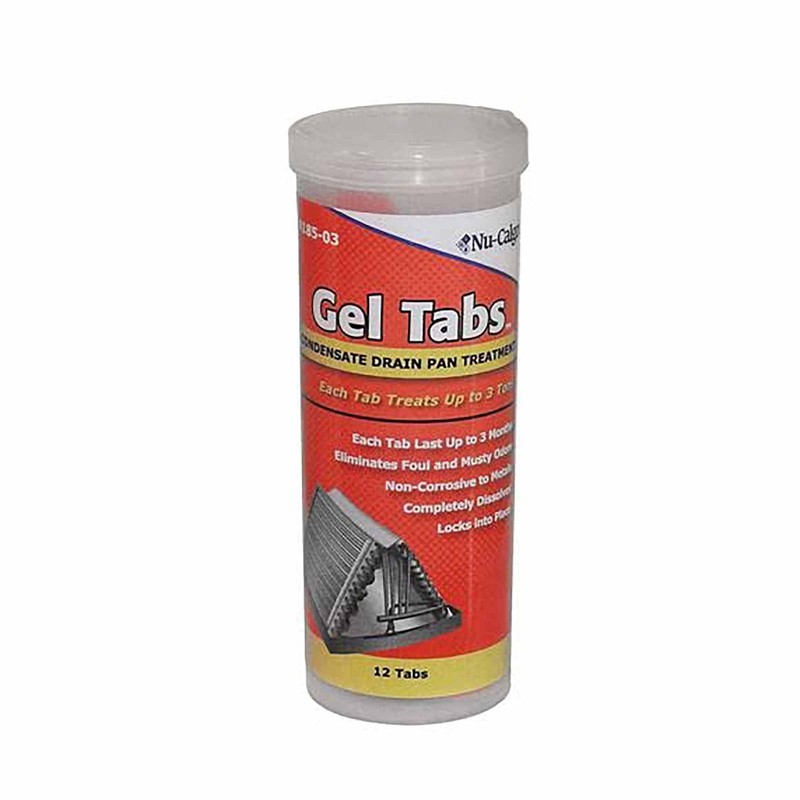 Nu-Calgon 4185-03 12 Ct. Tube Gel 3 Ton Tabs Single Unit White