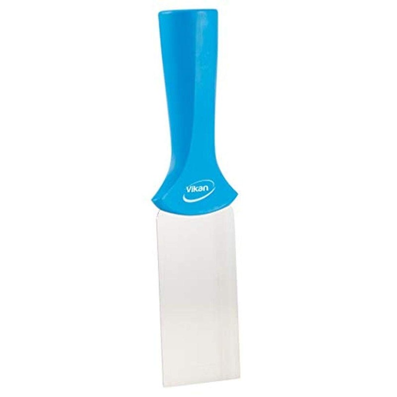 Vikan 40103 2 Stainless Steel Handle Mounted Scraper Blue