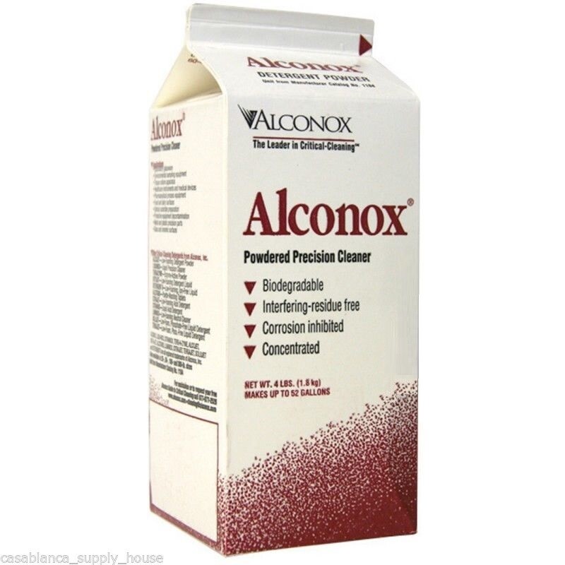 Alconox 4lb Box Ultrasonic Cleaner – Detergent Powder