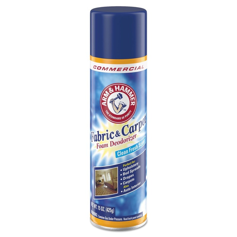 Arm & Hammer 3320000514EA 15 oz Fabric & Carpet Foam Deodorizer - Fresh New
