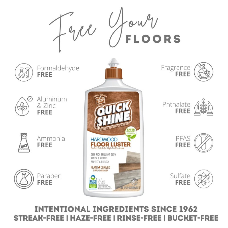 Quick Shine Hardwood Floor Luster-Polish 27oz | 27 Fl Oz (Pack of 1) gallery