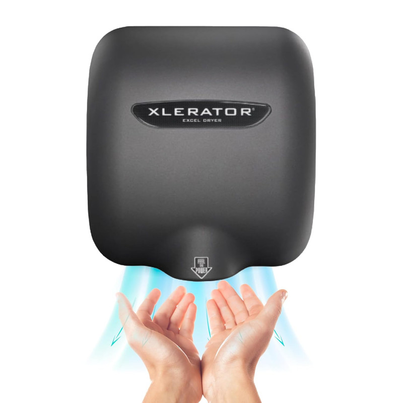 XL-GR Automatic High Speed Hand Dryer with Graphite Cover, 12.5 A, 110/120 V