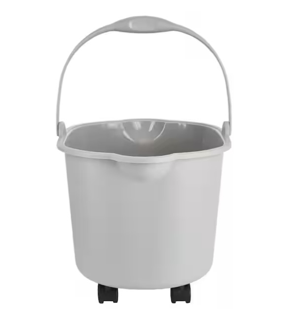 20 Qt. Rolling Bucket – Portable Utility Bucket with Wheels for Cleaning, Garden gallery
