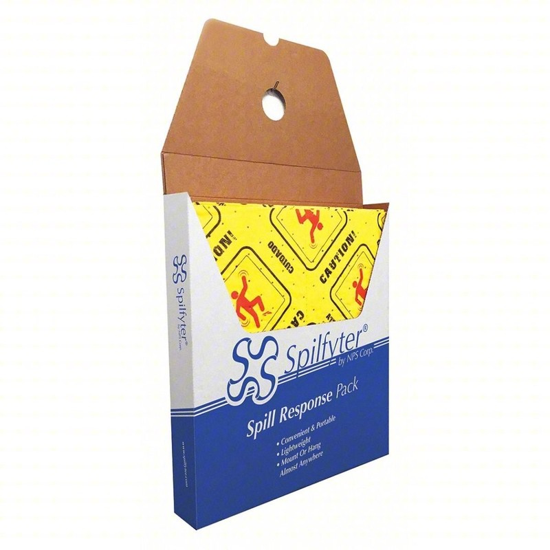 Spilfyter Hi-Viz Emergency Spill Pads 16" x 18" Absorbent Pad 25 Pads HVU-700T