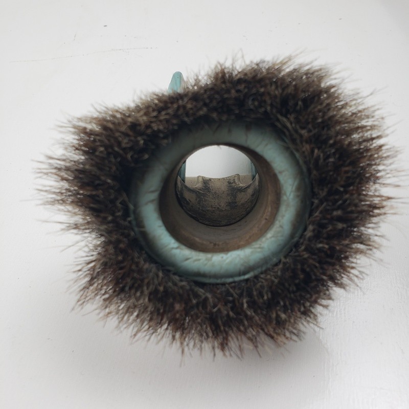 Vintage Electrolux Vacuum Dusting Brush Horsehair Attachment 7816-1 Teal Cream gallery