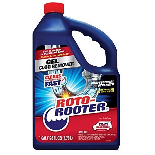 Roto-Rooter Gel Clog Remover, 1 Gallon- 351399 (Case of 4)