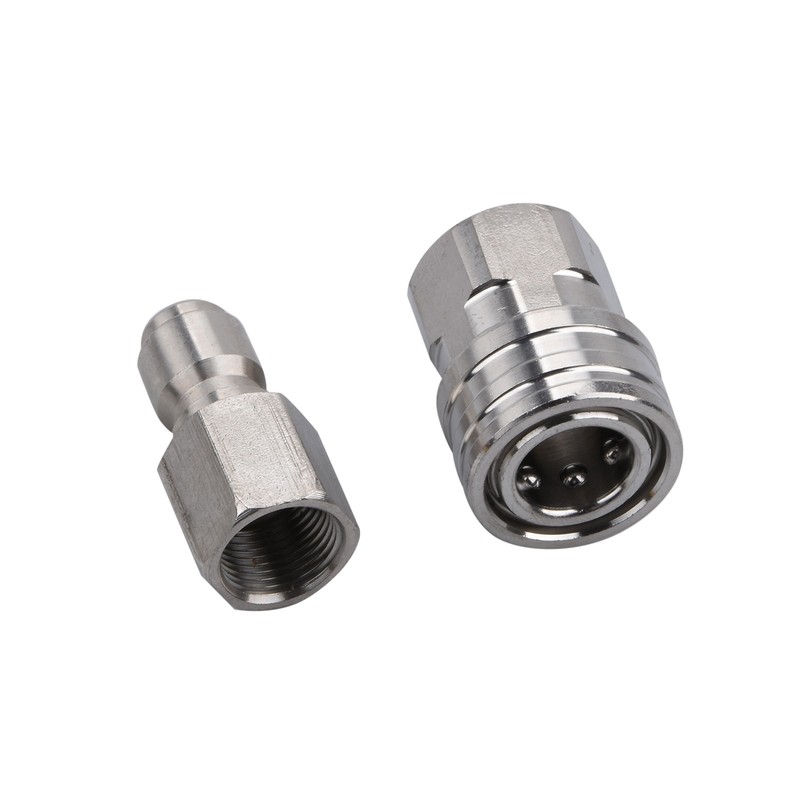 4000PSI Maximum Pressure Washer Adapter Set Swivel to 3/8 inch Quick Connect gallery