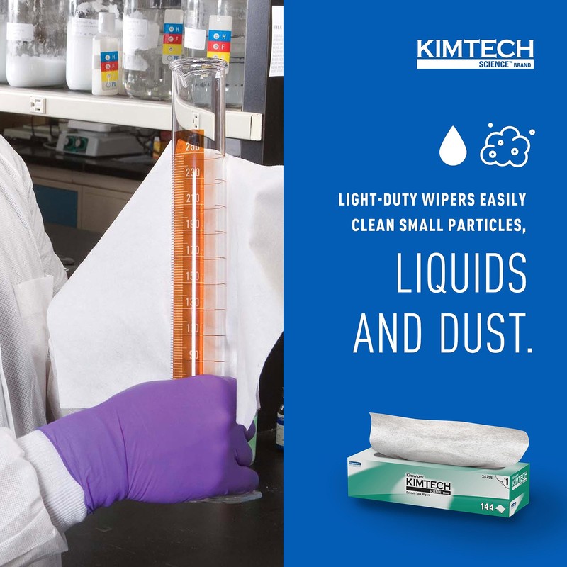Kimtech Kimwipes Delicate Task Wipes 2100 Count for Lab Cleaning and Polishing gallery