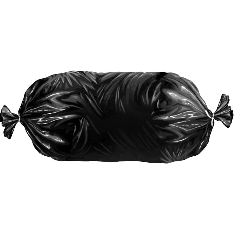 Aluf Plastics 32 Tubing 4 Mil Black Compactor Bags 3 Core Rolls – 32 Inch X 244