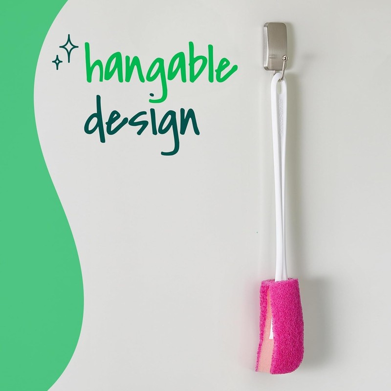 Water Bottle Scrubber Safe On Glass Plastic & Stainless Steel gallery