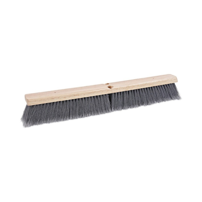 Boardwalk 20424 3" Flagged Polypropylene Bristle 24" Brush Floor Brush Head New