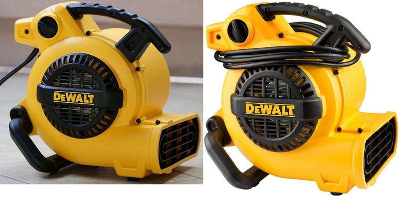 Air Mover Fan Dryer Carpet Floor Blower Portable 600 Cfm Dewalt Hp Speed New