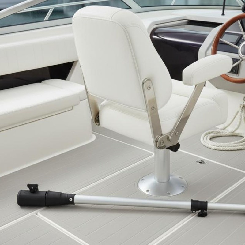 Aluminum Outboard Tiller Extender Non-Slip Grip for Fishing, Fishermen