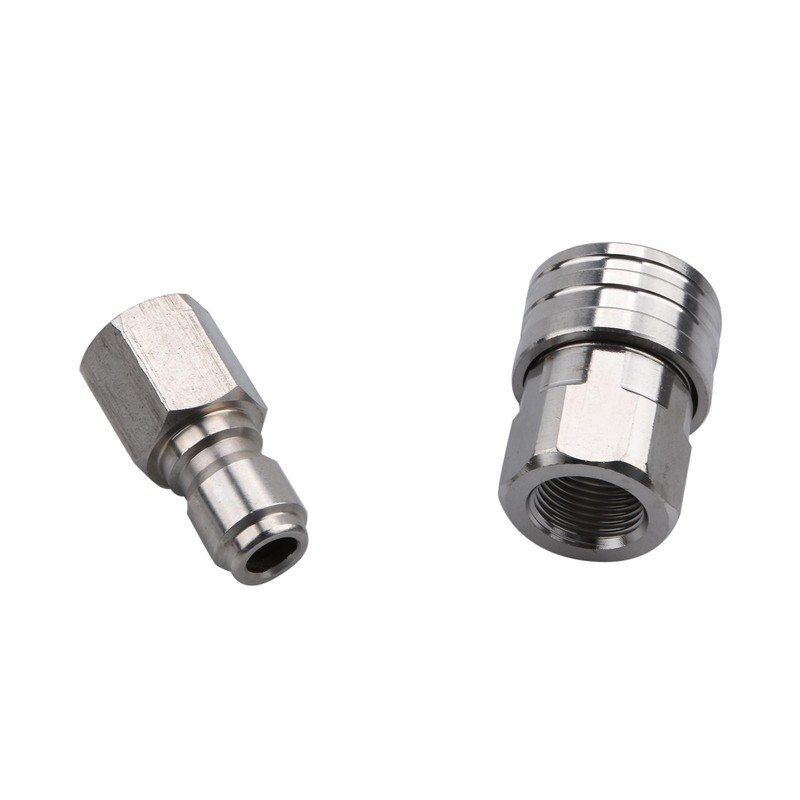 4000PSI Maximum Pressure Washer Adapter Set Swivel to 3/8 inch Quick Connect gallery