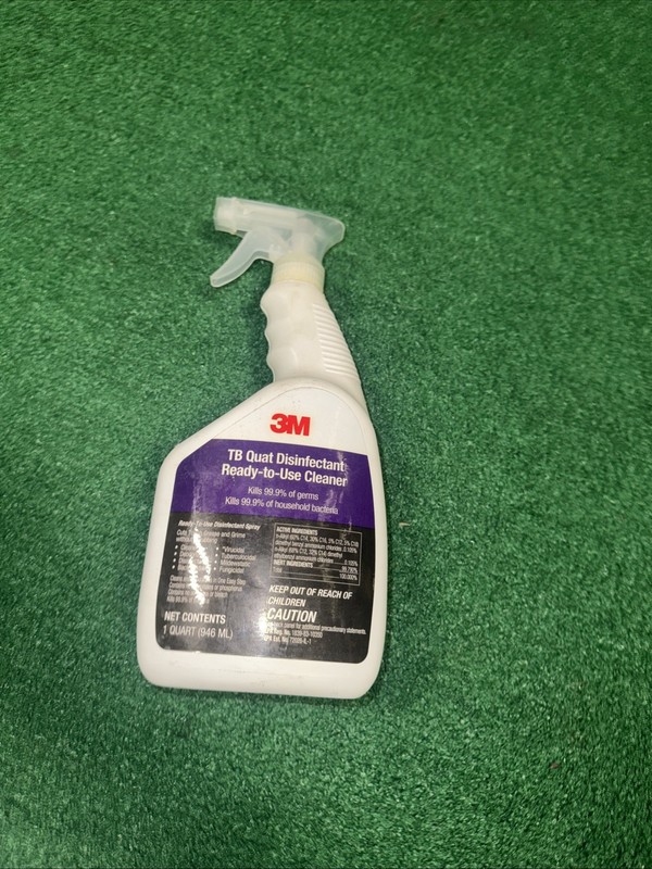 3M TB Quat 1-Step Lemon Scent Disinfectant-For All Surfaces & No Scrubbing!-NEW!