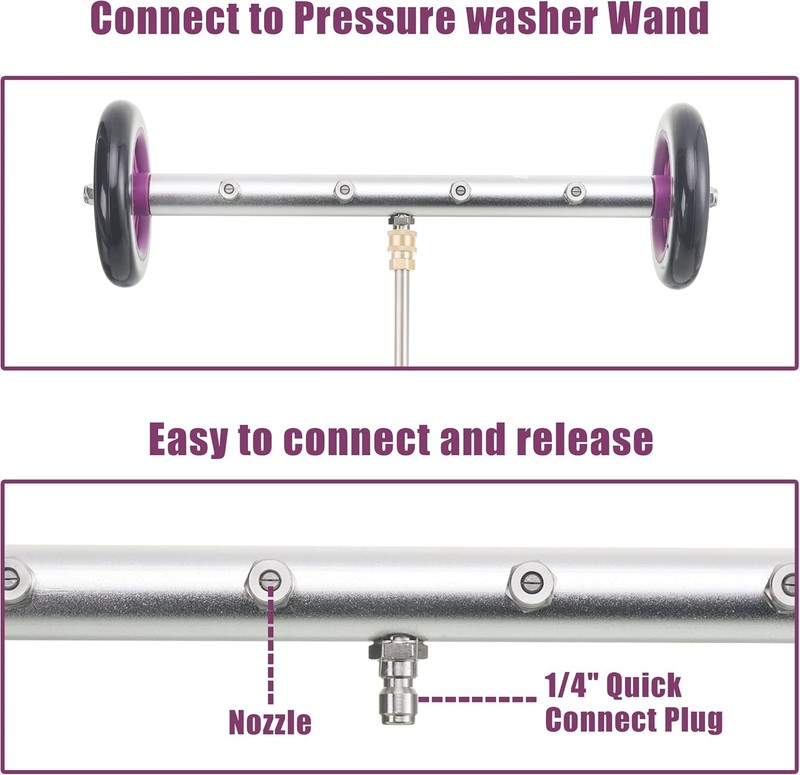 PWACCS Pressure Washer Undercarriage Cleaner – 16 Inch Power Purple gallery