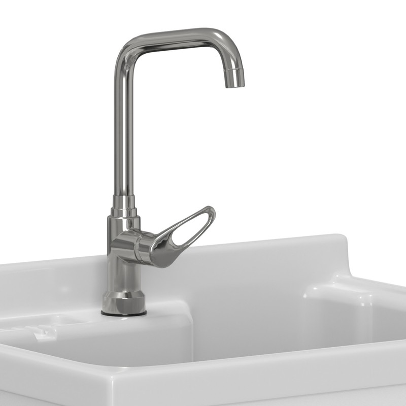 Murphy All-In-One 28-inch Laundry Utility Sink and Cabinet in Pure white gallery